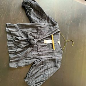 Beautiful 3/4 sleeve crop top. Never worn